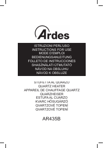 Manual de uso Ardes AR435B Calefactor