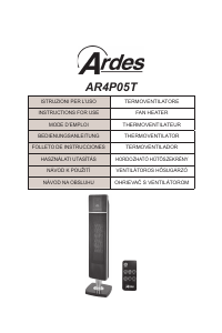 Manual Ardes AR4P05T Heater