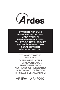 Manual Ardes AR4F04O Heater