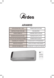 Mode d’emploi Ardes AR4W05 Chauffage