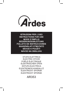 Manuale Ardes AR353 Camino elettrico