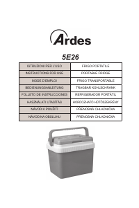 Manuál Ardes AR5E26 Chladicí box