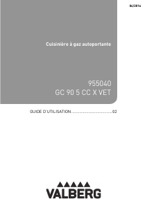 Mode d’emploi Valberg GC905CCXVET Cuisinière