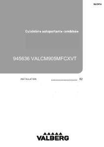 Mode d’emploi Valberg VALCM905MFCXVT Cuisinière