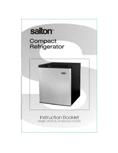 Manual Salton CF2018 Refrigerator