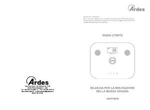 Manual de uso Ardes AR2PPBFM Báscula