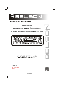 Manual de uso Belson BS-12150BTMP3 Radio para coche