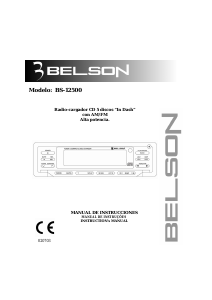 Manual de uso Belson BS-12500 Radio para coche
