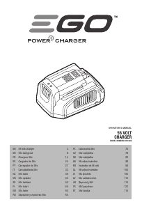 Manuale EGO CH2100E Caricabatterie