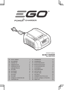Bruksanvisning EGO CHX5500E Batteriladdare
