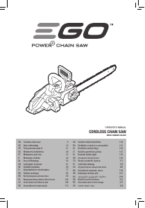 Manual EGO CS1800E Motosserra