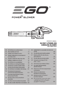Manual EGO LB5800E Refulator frunze