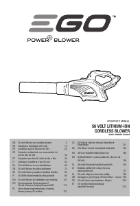 Manual EGO LB4800E Refulator frunze