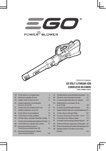 Manual EGO LBX6000 Refulator frunze