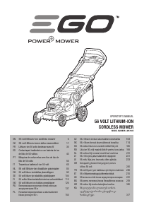 Εγχειρίδιο EGO LM1701E Μηχανή του γκαζόν