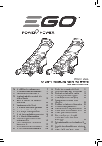 Manual EGO LM1701E-SP Mașină de tuns iarbă