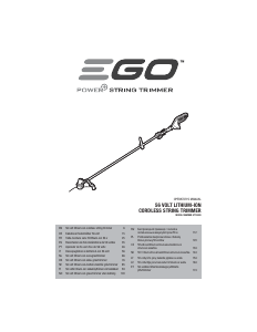 Manuale EGO ST1500E Tagliabordi