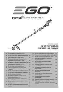 Manual de uso EGO ST1510E Cortabordes