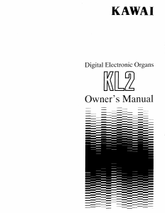 Manual Kawai KL2 Organ