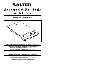 Handleiding Salter 1600 Aquatronic Keukenweegschaal