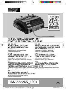 Bedienungsanleitung Ultimate Speed IAN 322265 Starthilfe