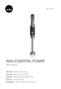 Manual Wilfa SM-1000FP Hand Blender