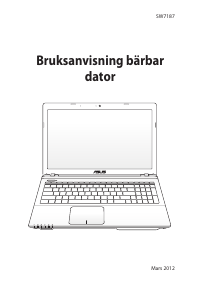 Bruksanvisning Asus SW7187 Bärbar dator