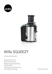 Manual Wilfa JEB-800S Squeezy Juicer