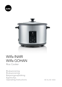 Manual Wilfa RC-10CD Rice Cooker