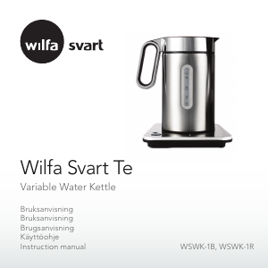 Manual Wilfa WSWK-1B Kettle