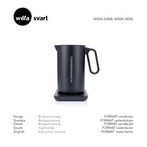 Manual Wilfa WSDK-2000S Kettle
