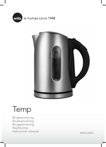 Manual Wilfa WKD-2200S Kettle