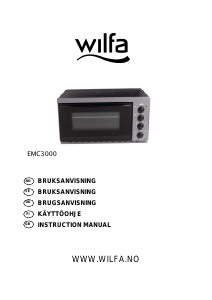 Käyttöohje Wilfa EMC-3000W Uuni