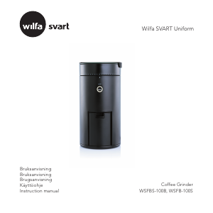 Manual Wilfa WSFBS-100B Coffee Grinder