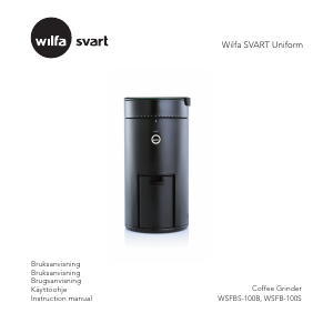 Manual Wilfa WSFB-100S Coffee Grinder