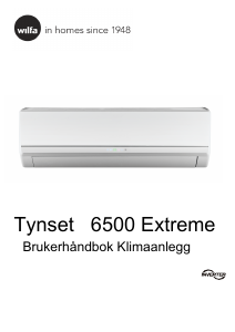 Bruksanvisning Wilfa Tynset 6500 Extreme Klimaanlegg