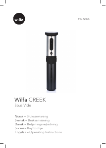 Brugsanvisning Wilfa SVS-1200S Creek Sous-vide cirkulator