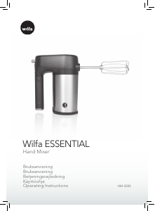 Handleiding Wilfa HM-350S Essential Handmixer