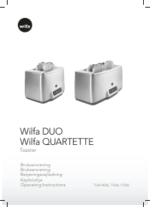 Manual Wilfa TOD-900S Toaster