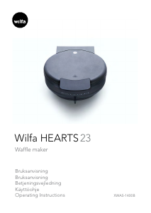 Manual Wilfa XWAS-1400B Waffle Maker