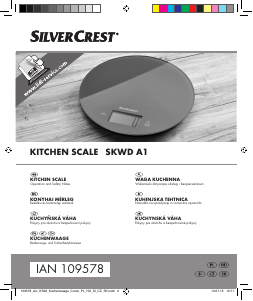 Manual SilverCrest IAN 109578 Kitchen Scale