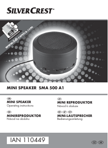 Manual SilverCrest IAN 110449 Speaker