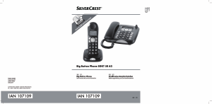 Bedienungsanleitung SilverCrest SGKT 50 A2 Telefon