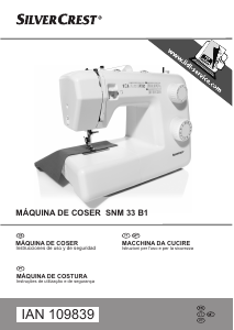 Manuale SilverCrest IAN 109839 Macchina per cucire