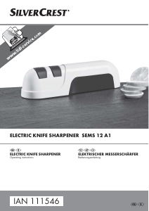 Manual SilverCrest SEMS 12 A1 Knife Sharpener