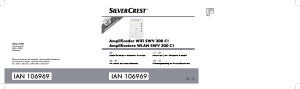 Manuale SilverCrest SWV 300 C1 Amplificatore segnale