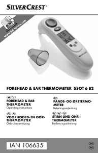 Handleiding SilverCrest IAN 106635 Thermometer