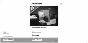 Manual SilverCrest SAS 150 B2 Slicing Machine
