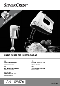 Manual SilverCrest SHMSB 300 A2 Hand Mixer