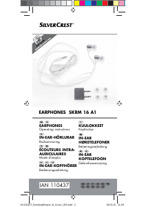 Bruksanvisning SilverCrest SKRM 16 A1 Hörlurar